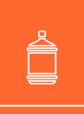 Imagem com o logo de água mineral