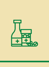 Imagem com o logo de medicamentos importados