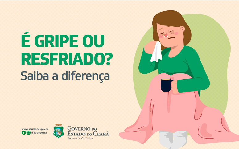 Senado Federal - Não há brasileiro que não diga que está gripado quando dá  alguns espirros, tem coriza, garganta arranhando e febre de 37,5º. Na  verdade, isso não é gripe, é resfriado.