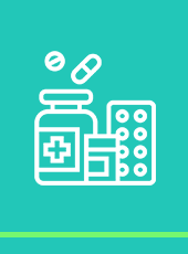 Imagem com o logo de medicamentos importados
