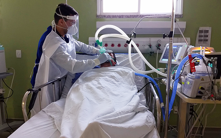 Hospitais do interior usam tecnologia para tratamento de Covid-19 - Secretaria da Saúde