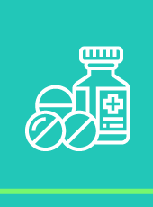 Imagem com o logo de medicamentos