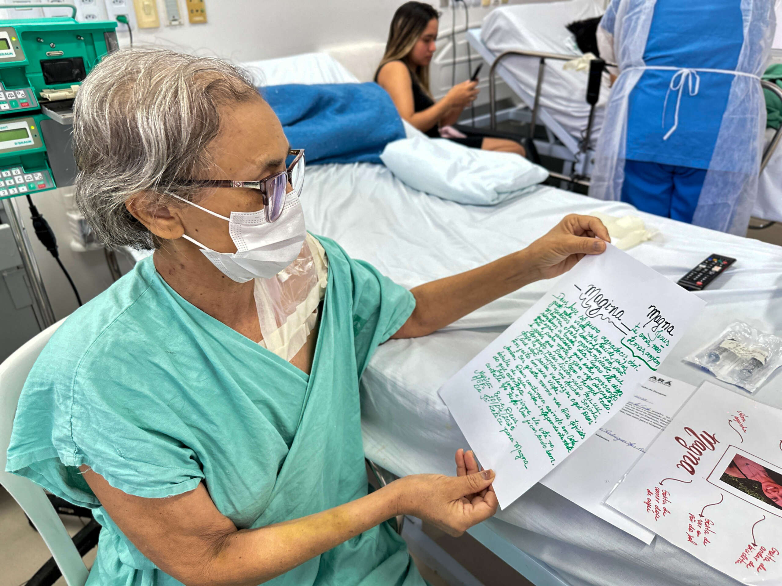 “Amigo secreto”: mensagens trocadas entre pacientes internados no HGF promovem momentos de acolhimento