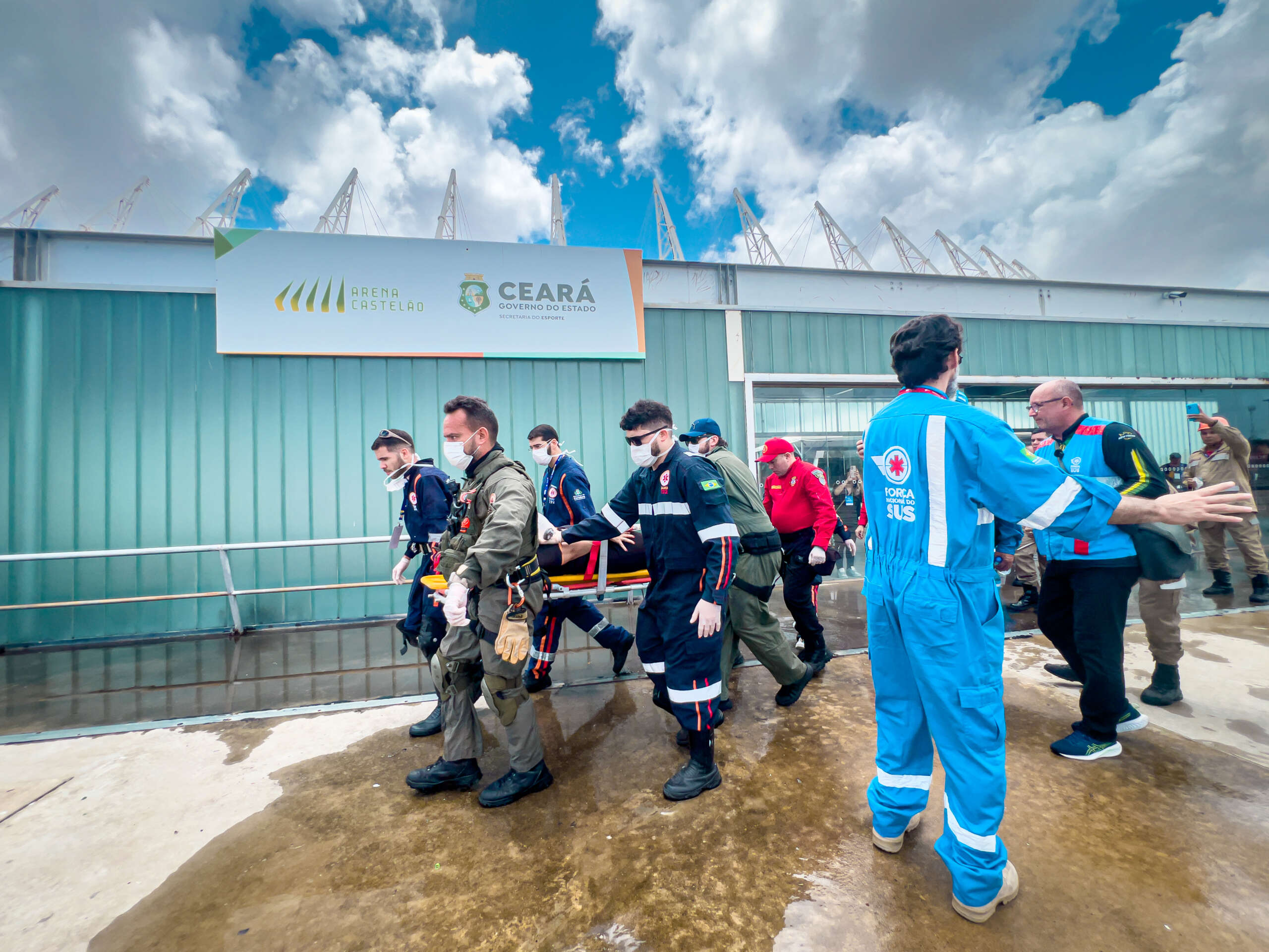 Simulação encerra capacitação da Força Nacional do SUS para resposta a incidentes com múltiplas vítimas