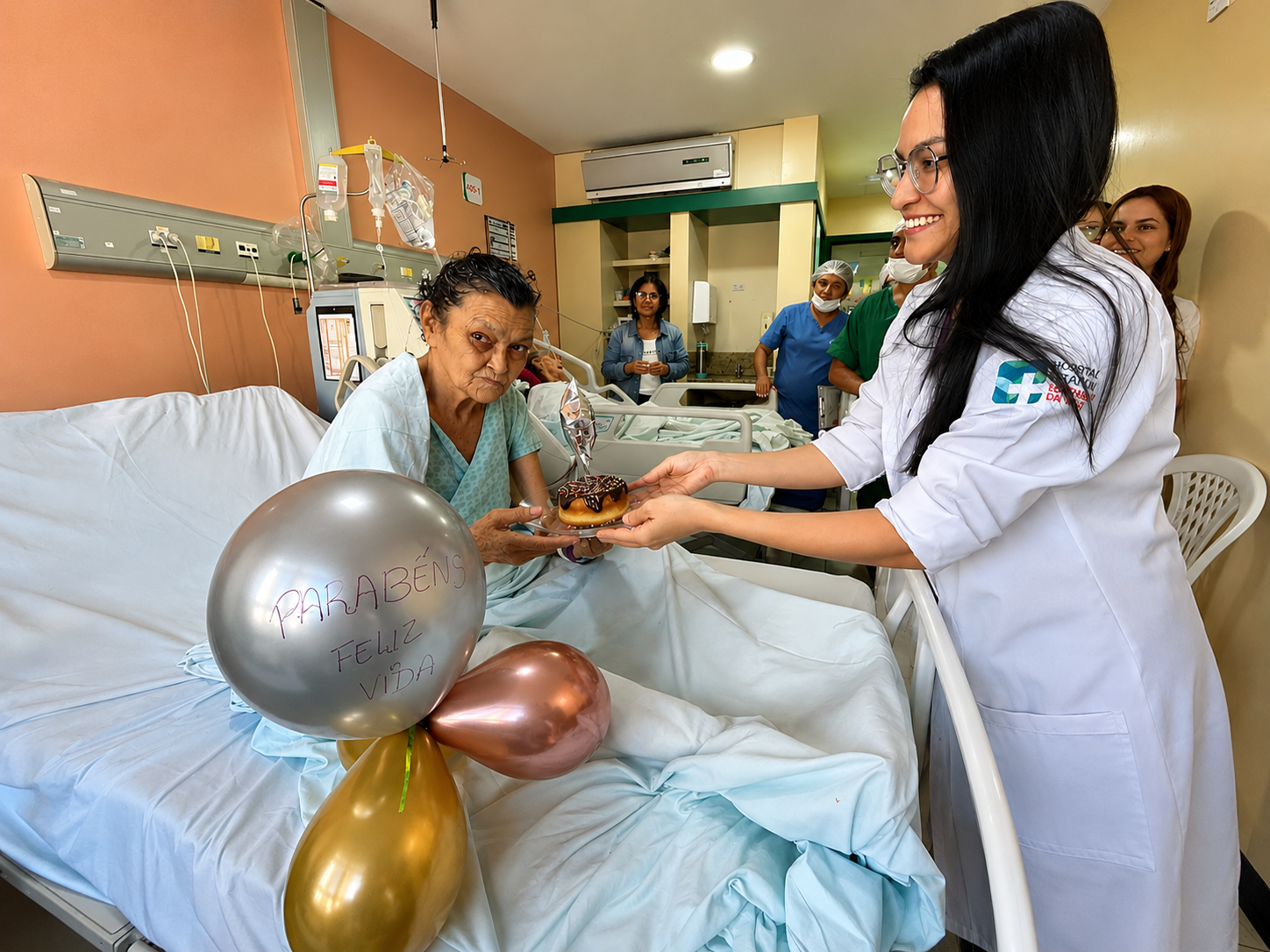 Hospital Estadual Leonardo Da Vinci promove acolhimento com projeto que realiza desejos alimentares de pacientes